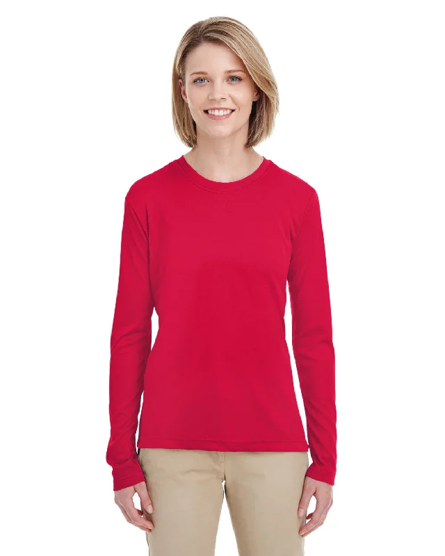 Asymmetrical ShirtsUltraClub 8622W Ladies' Cool & Dry Performance Long-Sleeve Top