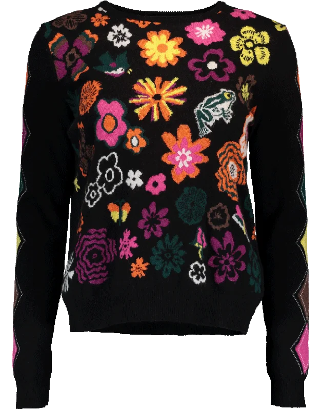 PullovershadeArgyle Printed Pullover