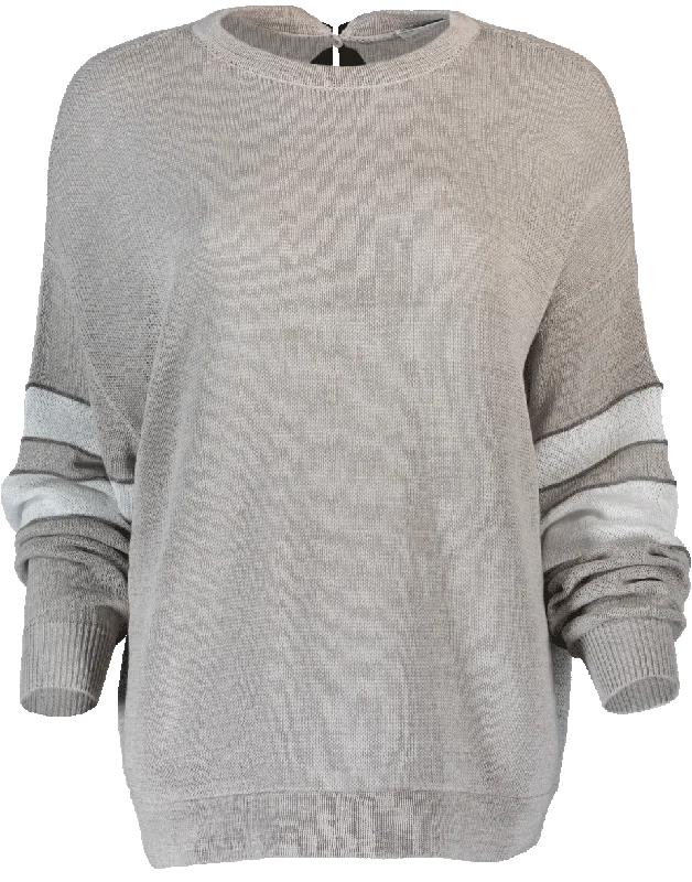 PulloverlongGrosgrain Tie Pullover