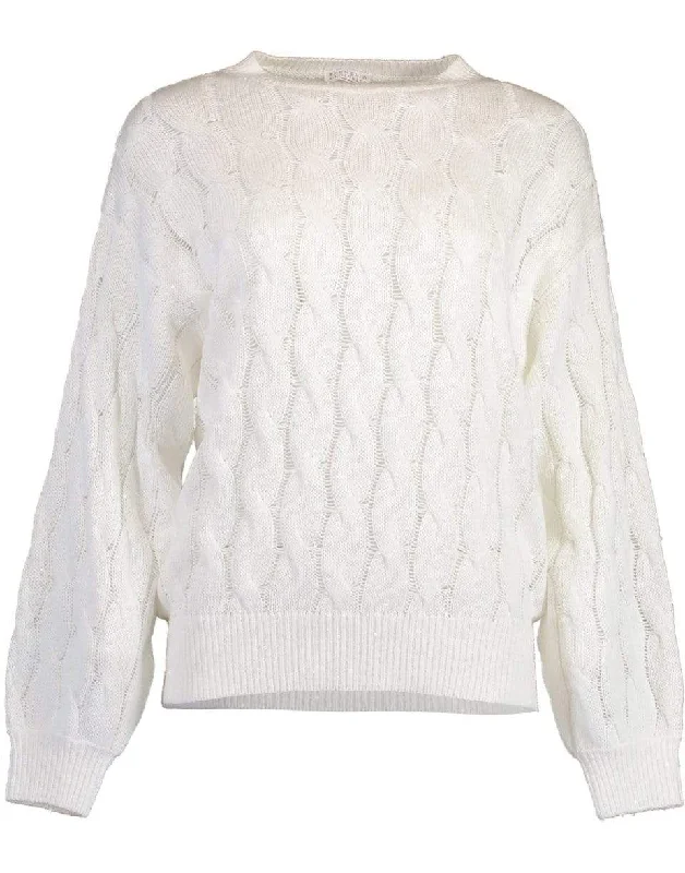 PullovernewPaillette Cable Knit Pullover