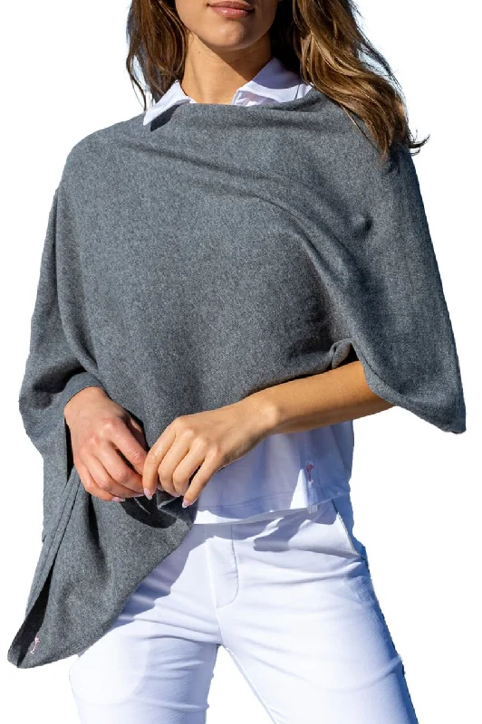 PullovernowGrey Cotton Cashmere Poncho