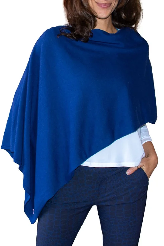 PullovernewNavy Cotton Cashmere Poncho