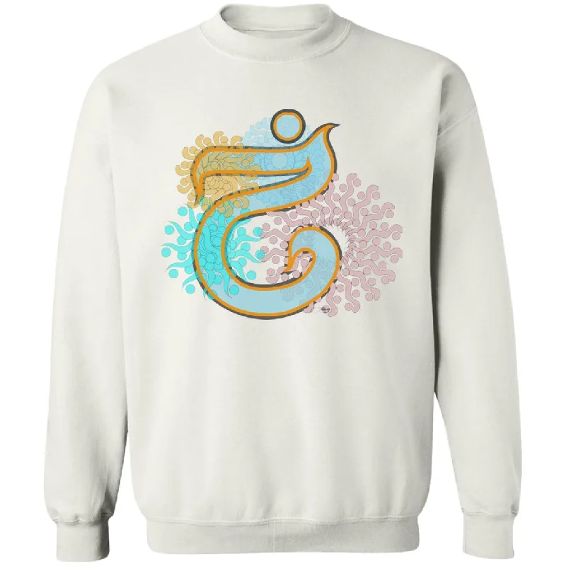 PullovertravelPullover Sweatshirt with Arabic Initial - 'Khā' (خ)