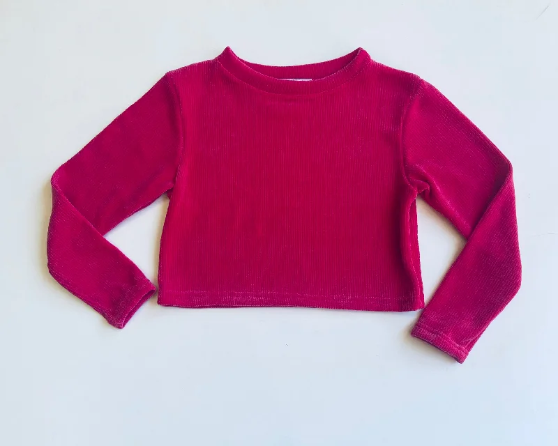 PulloverfleeceFuschia Chenille Pullover